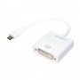 LogiLink UA0245A cavo e adattatore video 0,14 m DVI USB tipo A Bianco (UA0245A)