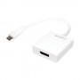 LogiLink 0.14m, USB-C 3.1/DisplayPort adattatore grafico USB Bianco (UA0246A)