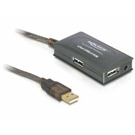 DeLOCK 82748 hub di interfaccia 480 Mbit/s Nero (82748)