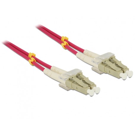 DeLOCK LC - LC, 2m cavo a fibre ottiche Viola (84641)