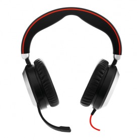 Jabra Evolve 80 Stereo UC USB-C Cuffia Padiglione auricolare Connettore 3.5 mm USB tipo-C Nero (7899-829-289)