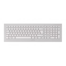 CHERRY DW 8000 tastiera RF Wireless Francese Argento, Bianco (JD-0310FR)