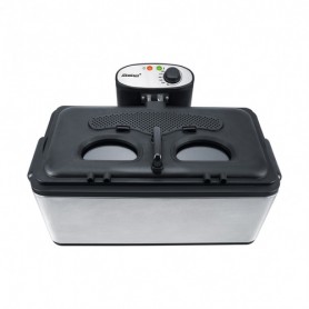 Steba FGN 2.0 6 L Indipendente 3000 W Friggitrice Nero, Acciaio inossidabile (262200)