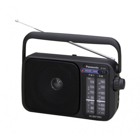Panasonic RF-2400D Portatile Analogico Nero (RF-2400DEG-K)