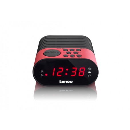 Lenco CR-07 Orologio Nero, Rosa (CR-07 PINK)