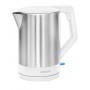 Bomann WKS 3002 CB bollitore elettrico 1,5 L 2200 W Acciaio inossidabile, Bianco (630022)