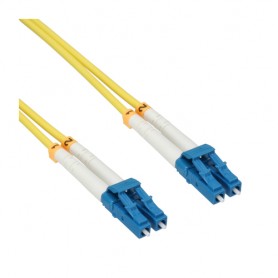 InLine LC/LC 25m cavo a fibre ottiche Giallo (88656Q)