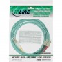 InLine LC/SC, 20 m cavo a fibre ottiche 2x LC 2x SC Turchese, Colore acqua (88639O)