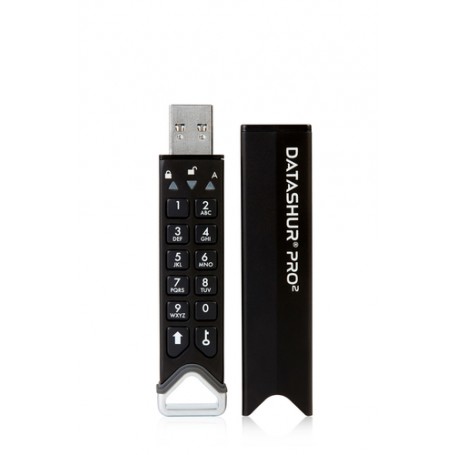 iStorage datAshur PRO2 unità flash USB 8 GB USB tipo A 3.2 Gen 2 (3.1 Gen 2) Nero (IS-FL-DP2-256-8)