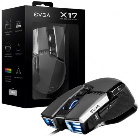 EVGA X17 mouse Mano destra USB tipo A Ottico 16000 DPI (903-W1-17GR-K3)