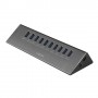 LogiLink UA0229 hub di interfaccia USB 3.2 Gen 1 (3.1 Gen 1) Micro-B 5000 Mbit/s Alluminio, Nero (UA0229)