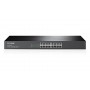 TP-LINK TL-SF1016 Non gestito Fast Ethernet (10/100) 1U Nero (TL-SF1016 V12.0)