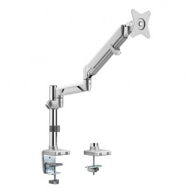 LogiLink BP0087 supporto da tavolo per Tv a schermo piatto 81,3 cm (32") Morsa Argento (BP0087)