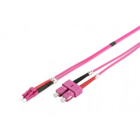 Digitus OM4, LC/SC, 10m cavo a fibre ottiche I-VH Viola (DK-2532-10-4)
