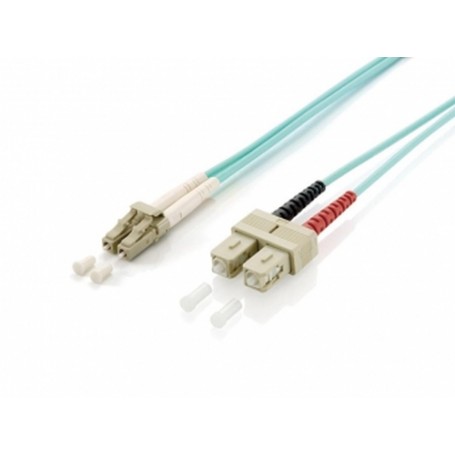 Equip 255318 cavo a fibre ottiche 20 m LC SC OM3 Turchese (255318)