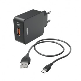 Hama 00133754 Caricabatterie per dispositivi mobili Nero Interno (133754)