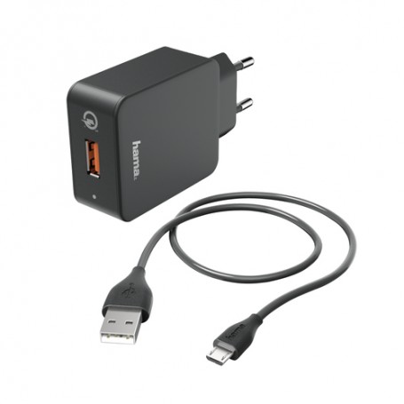 Hama 00133754 Caricabatterie per dispositivi mobili Nero Interno (133754)