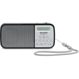 TechniSat RDR Portatile Analogico e digitale Argento (0002/3922)