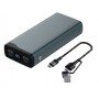 4smarts VoltHub Pro batteria portatile Polimeri di litio (LiPo) 20000 mAh Nero, Metallico (468778)