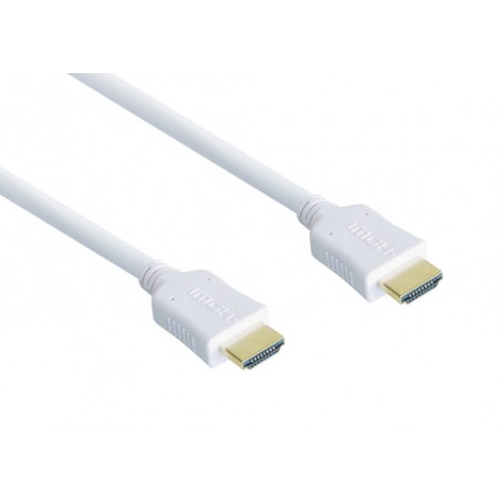 Alcasa 0.5m, 2xHDMI cavo HDMI 0,5 m HDMI tipo A (Standard) Bianco (4514-005W)