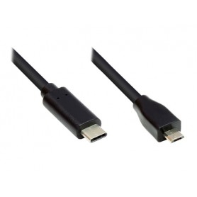 Alcasa GC-M0124 cavo e adattatore video 3 m USB tipo-C Micro USB Type-B Nero (GC-M0124)