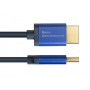 Alcasa 4521-SF005B cavo HDMI 0,5 m HDMI tipo A (Standard) Blu (4521-SF005B)