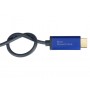 Alcasa 4844-SF020B cavo e adattatore video 2 m Mini DisplayPort HDMI Nero, Blu (4844-SF020B)