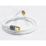 Alcasa GC-M2081 cavo coassiale 1 m F Bianco (GC-M2081)