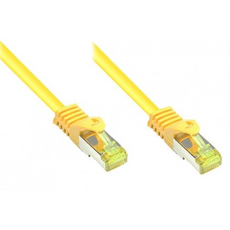 Alcasa 8070R-003Y cavo di rete Giallo 0,25 m Cat7 S/FTP (S-STP) (8070R-003Y)