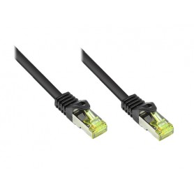 Alcasa 0.15m Cat7 RJ-45 cavo di rete Nero 0,15 m S/FTP (S-STP) (8070R-002S)