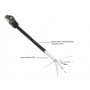 Alcasa 8062-H200S cavo di rete Nero 20 m Cat6a S/FTP (S-STP) (8062-H200S)