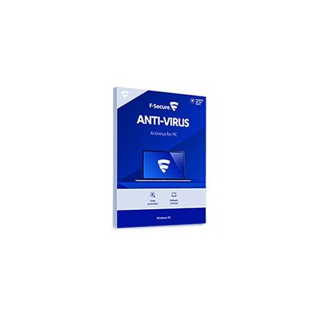 F-SECURE Anti-Virus 1 licenza/e Download di software elettronico (ESD) Multilingua 1 anno/i (FCACBR1N001E2)