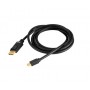 Akasa AK-CBDP22-20BK cavo DisplayPort 2 m Mini DisplayPort Nero (AK-CBDP22-20BK)