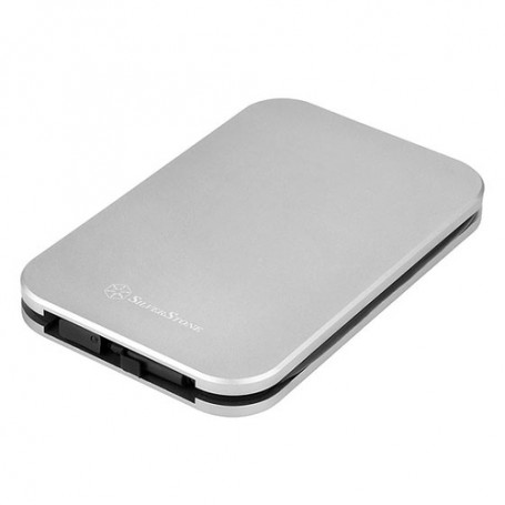 Silverstone MMS02C Box esterno HDD/SSD Alluminio, Nero 2.5" (SST-MMS02C)