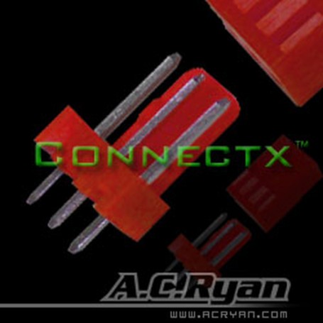 AC Ryan Connectx™ 3pin fan connector Male - UVRed 100x cavo di collegamento 3pin Fan Male Rosso (ACR-CB9109)