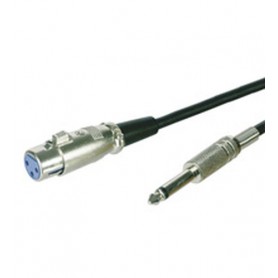 Goobay MIC 600 6.0m cavo audio 6 m XLR (3-pin) 6.35mm Blu (50706)