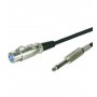 Goobay MIC 600 6.0m cavo audio 6 m XLR (3-pin) 6.35mm Blu (50706)