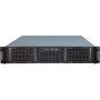 Inter-Tech 2U-20255 Supporto Nero, Acciaio inossidabile (88887105)