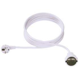 Bachmann 3m Schuko H05VV­F 3G 1.50mm² Bianco (341.285)