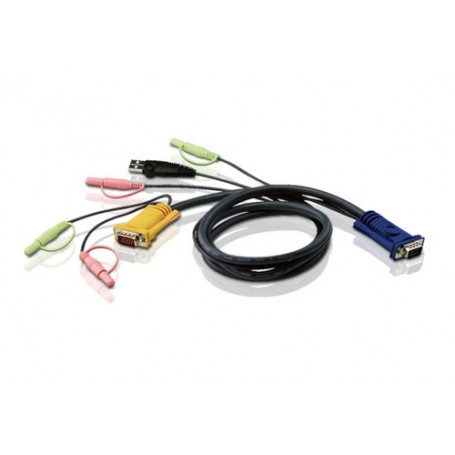 Aten 2L-5302U cavo per tastiera, video e mouse Nero (2L5302U)