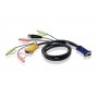 Aten 2L-5302U cavo per tastiera, video e mouse Nero (2L5302U)
