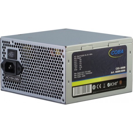 Inter-Tech Coba CES-400B 80+ alimentatore per computer 400 W 20+4 pin ATX ATX Argento (88882096)