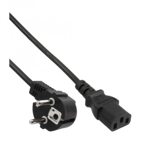 InLine Schuko to 3pin IEC female Black 10m Nero (16655M)