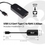 CLUB3D CAC-1520 adattatore per inversione del genere dei cavi USB C Ethernet Nero (CAC-1520)