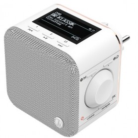 Hama DR40BT-PlugIn Portatile Analogico e digitale Bianco (54871)