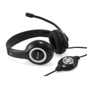Equip 245301 cuffia e auricolare Padiglione auricolare USB tipo A Nero (245301)