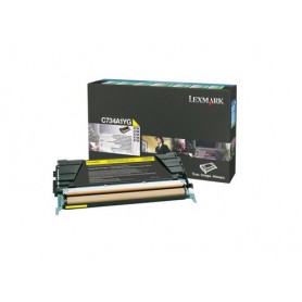 Lexmark C734A1YG cartuccia toner 1 pz Originale Giallo (C734A1YG)