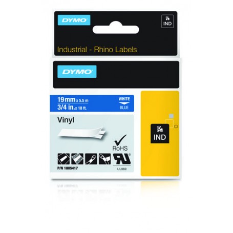 DYMO 1805417 nastro per etichettatrice Bianco su blu (1805417)
