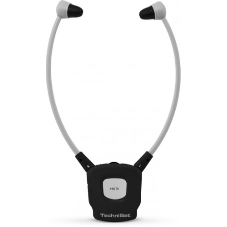 TechniSat STEREOMAN ISI Cuffie Auricolare Nero, Grigio (1004/9125)