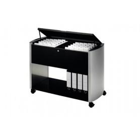 Durable 3080121 scatola per la conservazione di documenti Poliestere Antracite, Argento (3080121)